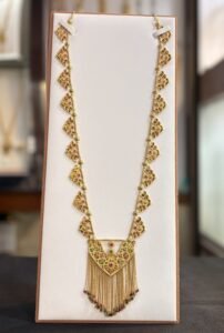 طقم ذهب عيار 21 للعروس – Bridal Gold Necklace Set 21KT