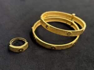 سوار ذهب عيار 21 فاخر للزفاف – Bridal 21KT Gold Bangle